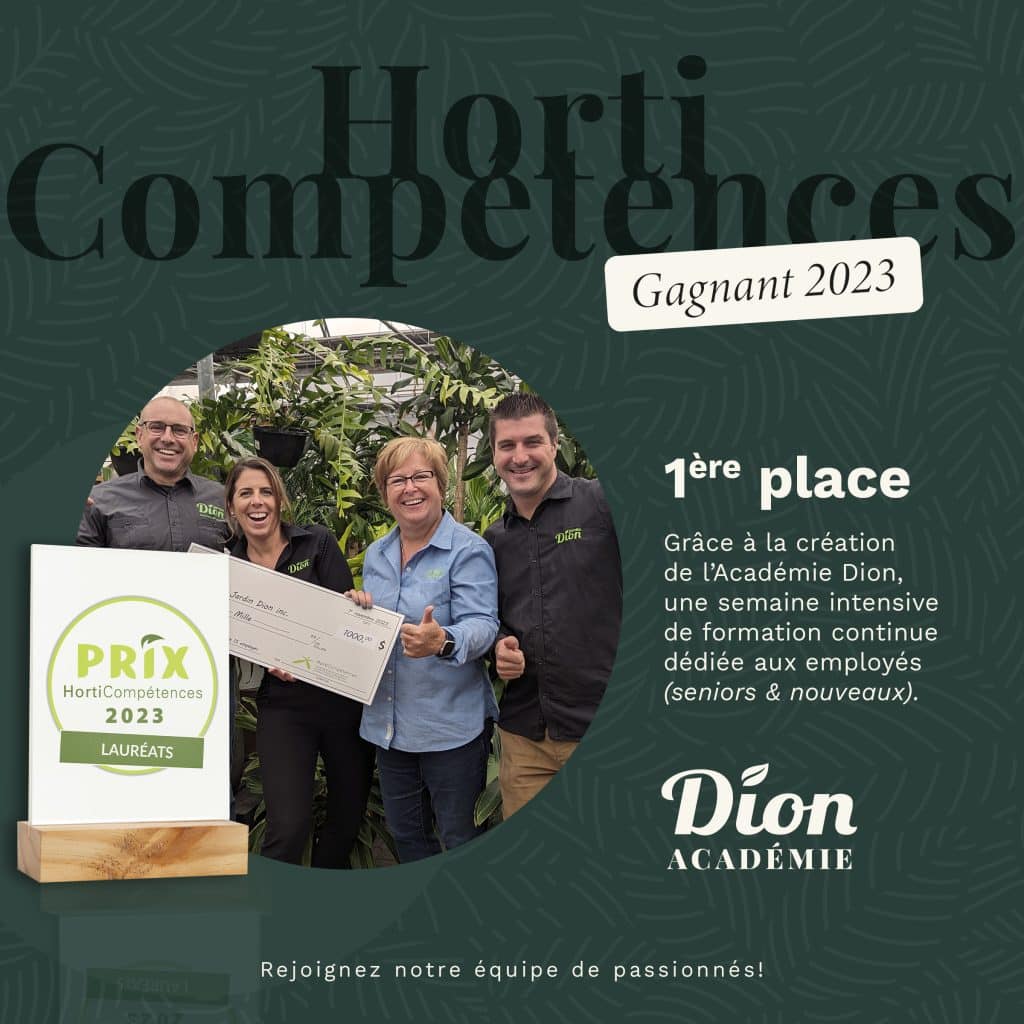 horticompetences 2023 prix jardindion 2